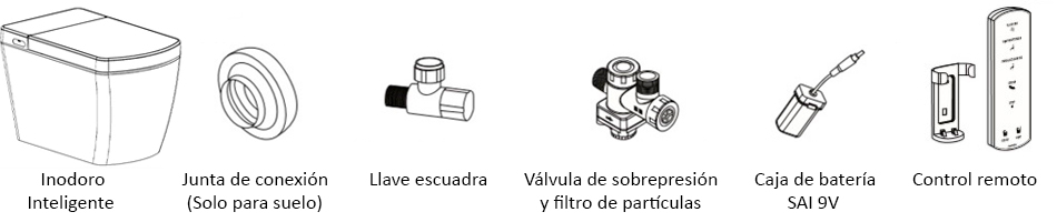 smart toilet accesorios